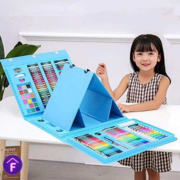 Kit Completo de Arte para Niños – Maleta con 208 Piezas